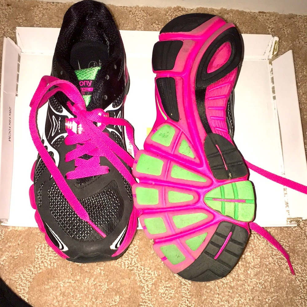 pink and black platform inch shoe perfect for Looking glam while at gym